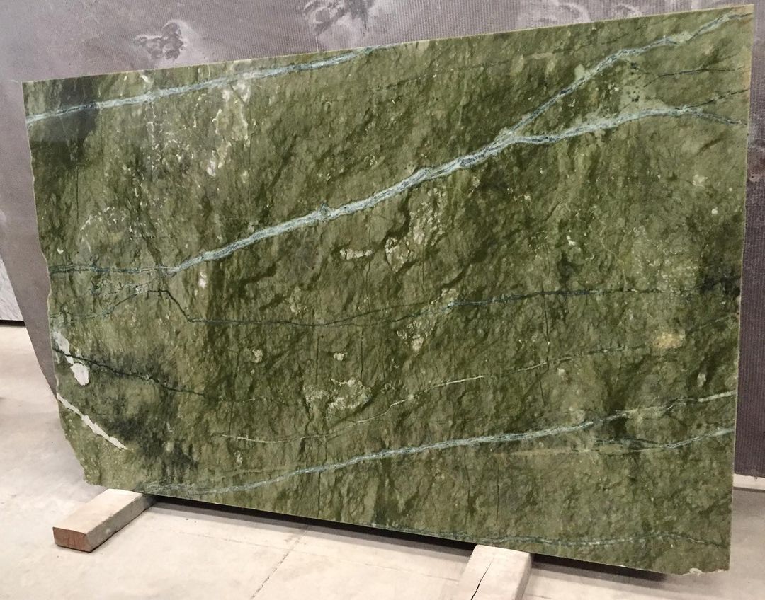 Ming green marble slab gangsaw