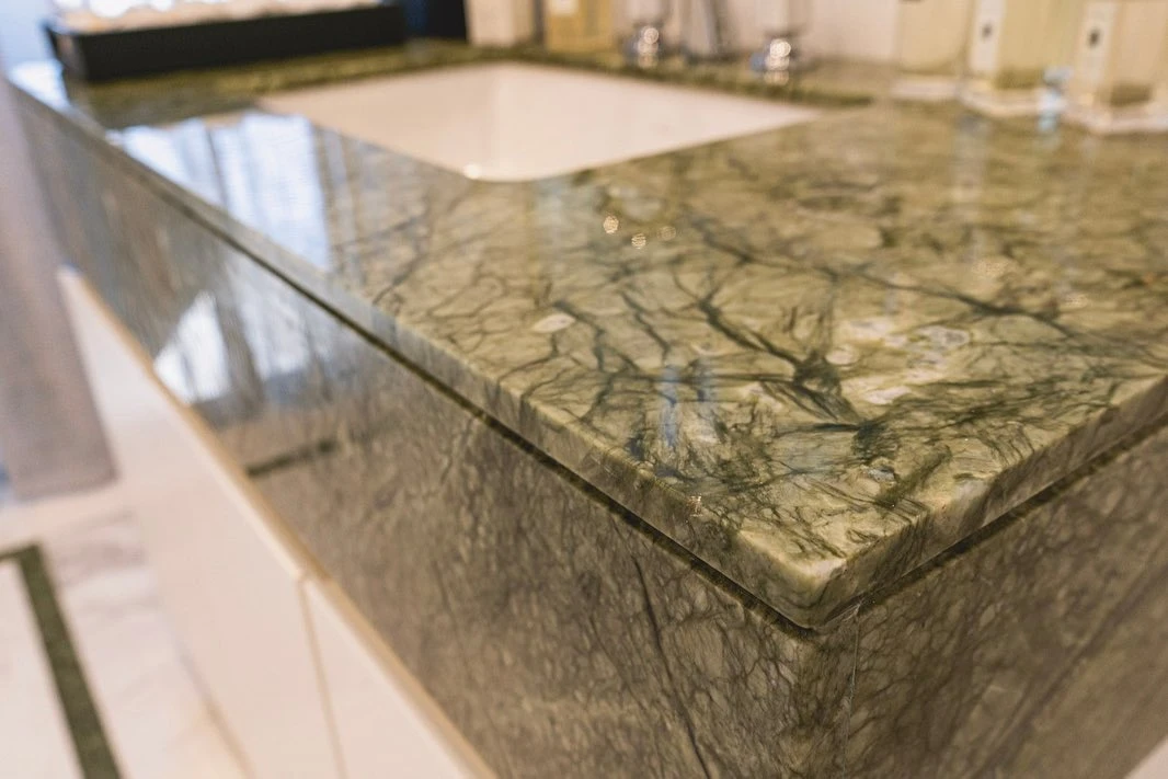 Ming green marble vanity top