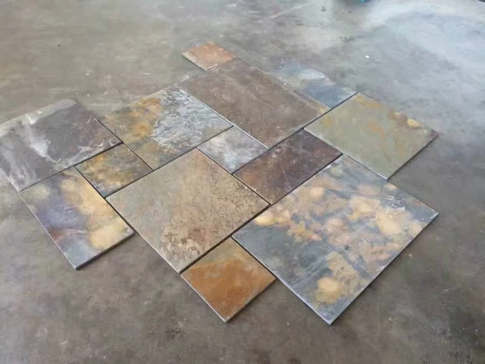 Slate different size tiles