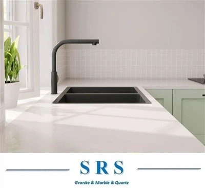 Countertops chwarts Gwyn llachar