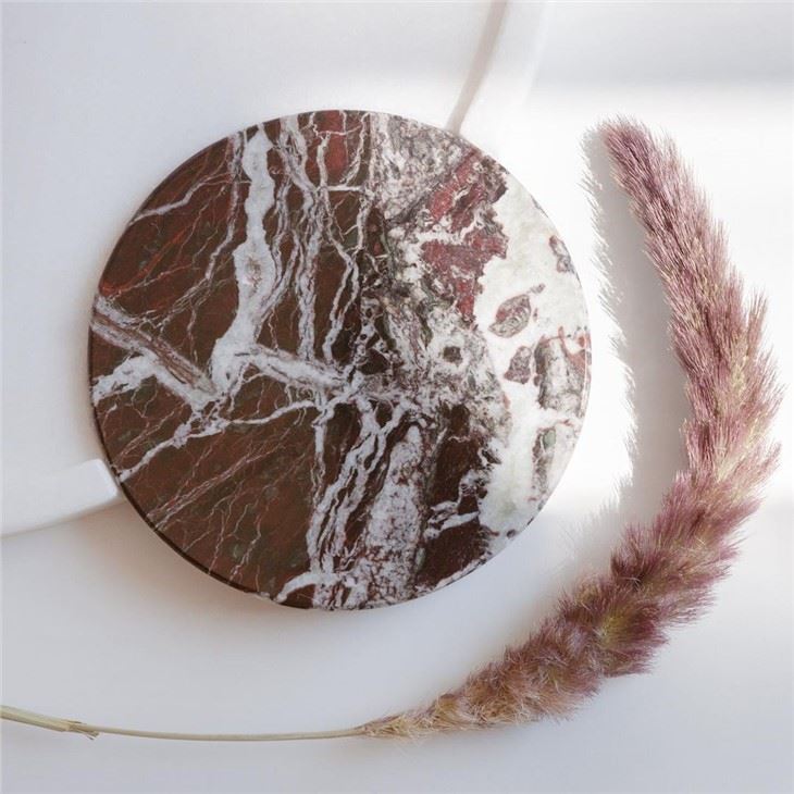 Rosso Levanto Marble Table