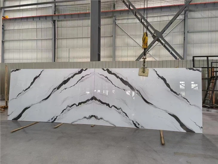 Panda White Nano Glass Slabs