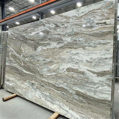 Gwenithfaen Brown Ffantasi Ar Gyfer Slab / Teil / Countertop / Backsplash